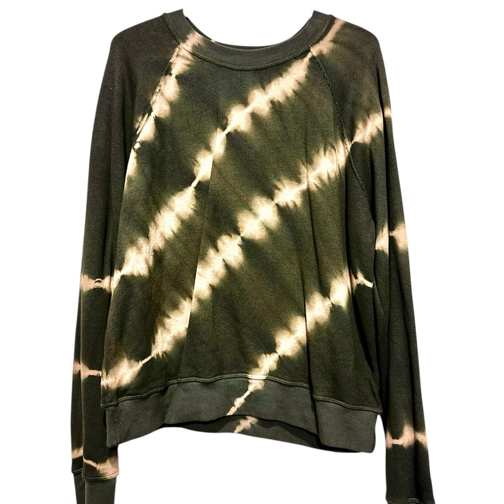 Anthropologie Spiritual Gangster Olive Green Top - Picture 3 of 6